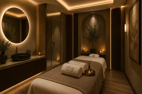 Riva Masaj ve Spa modern bakım odası