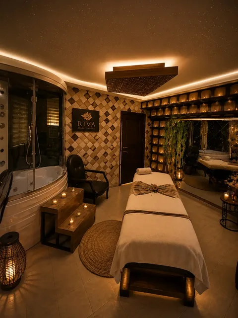 Riva Masaj ve Spa huzurlu terapi odası